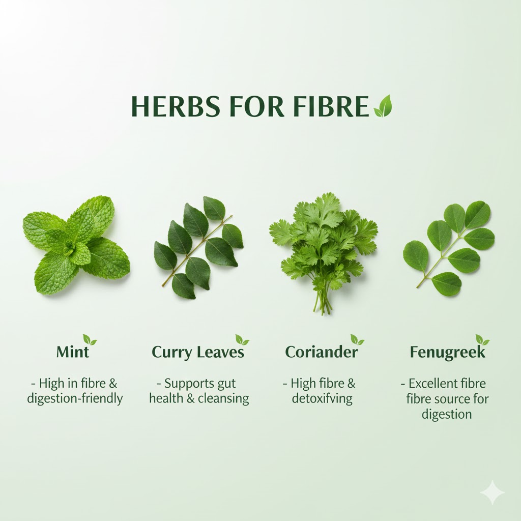 Herbs for Fiber